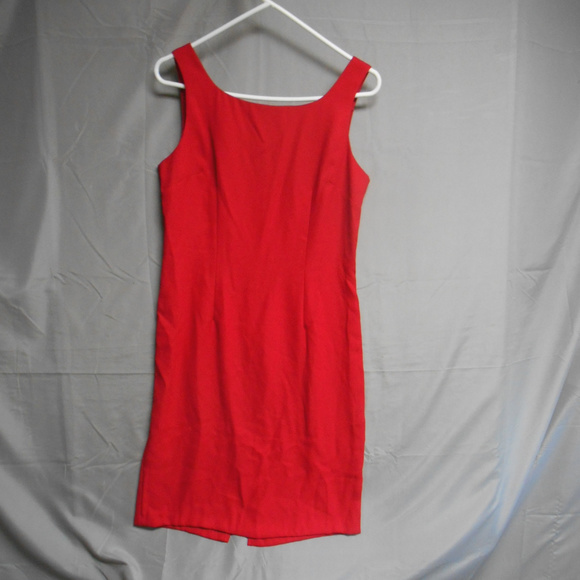 Clues Collection 2 pieces red dress + jacket 10 - Picture 3 of 5